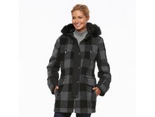 Women's Apt. 9(R) Hooded Wool Blend Anorak Jacket   $89.99