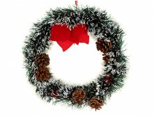 Украшение новогоднее (подвесное) "Венок"d=29см. (упаковочный пакет) Monte Christmas, Серия: Новогодняя коллекция-Лесная сказка, Материал: Полимерные материалы, Код: N6510092, Артикул: N6510092 228р