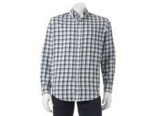 Men's Croft & Barrow(R) Classic-Fit Grid Easy-Care Button-Down Shirt   $19.99