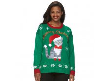 Plus Size US Sweaters Christmas Crewneck Sweater   $19.99