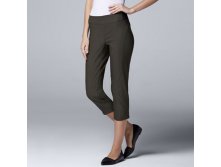 Women's Simply Vera Vera Wang Twill Capris   $44.00