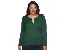 Plus Size Croft & Barrow(R) Button-Front Cardigan  $14.99