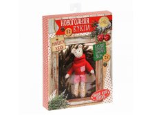 СЛ.1442599 Набор для шитья Новогодняя кукла Мишка Эд, 16,5 х22,5 х3,5 см. 252,01 руб.jpg