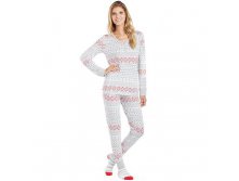 Women's Cuddl Duds Pajamas: Winter Wonderland 3-Piece Henley Pajama Set with CUDDL DUDS socks  $34.99