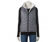 Juniors' SO(R) Sherpa Lined Puffer Vest   $23.99