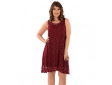 Juniors' Plus Size Wallflower Lace Swing Dress   $18.99