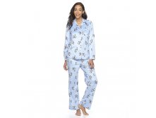 Women's Croft & Barrow(R) Pajamas: Minky Fleece PJ Set   $19.99