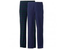 Big & Tall 2-Pack Solid & Checkered Microfleece Lounge Pants   $15.99