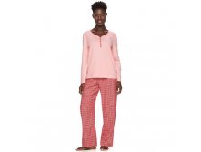 Women's Croft & Barrow(R) Pajamas: Knit & Flannel PJ Set   $19.99