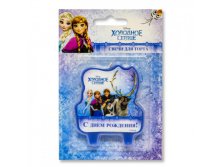 1502-1813 Свеча д-торта Disn С ДР Холодное Сердце  73,00
