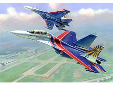 (7277) Самолет Су-27УБ Русские витязи - 437,92 руб