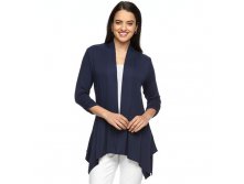 Women's AB Studio Shark-Bite Hem Open-Front Cardigan  $21.99