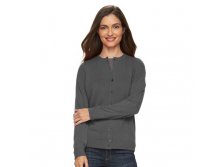 Women's Croft & Barrow(R) Cozy Essential Cardigan Sweater   $12.99