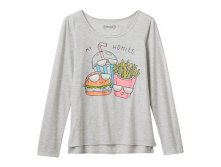 Girls 7-16 & Plus Size Mudd(R) High-Low Raw-Edge Graphic Tee   $8.99 - $14.99