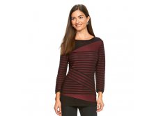 Women's Dana Buchman Striped Crewneck Sweater   $24.99