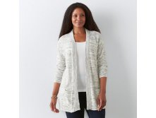 Plus Size SONOMA Goods for Life(TM) Slubbed Cardigan   $23.99