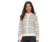 Women's Croft & Barrow(R) Cozy Essential Cardigan Sweater   $12.99