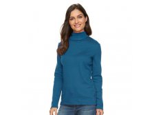 Women's Croft & Barrow(R) Turtleneck Top  $7.99