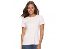 Women's Croft & Barrow(R) Essential Crewneck Tee   $7.99