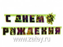1505-0598 Гирл-буквы С ДР Черепашки-Ниндзя 206см 170,00