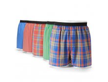 Men's Fruit of the Loom Signature 5-pack Relaxed-Fit Boxers   $28.80