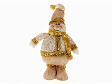 Игрушка мягкая "Санта Клаус/Снеговик" 17*11*31см. (2вида) (упаковочный пакет) Monte Christmas, Серия: Новогодняя коллекция-Классика-Красное с золотом, Материал: комбинированные материалы, Код: N9720210, Артикул: N9720210 740р