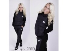 Nk475 5371w Костюм-двойка утепленный женский Nike 1140руб.