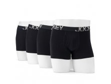 Men's Jockey 3-pack + 1 Bonus Blend Low-Rise Performance Stretch Boxer Briefs   $32.00