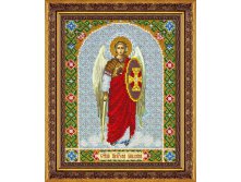 Набор для вышивания бисером Паутинка арт.Б1050 Св.Арх.Михаил 28х22 см.jpg