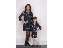Комплект платьев Family Look для мамы и дочки Чемоданчик М-234.jpg
