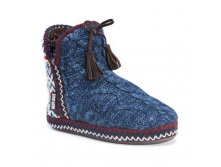 MUK LUKS Amira Women's Knit Bootie Slippers   $28.50