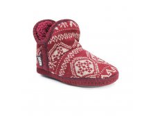 MUK LUKS Amira Women's Knit Bootie Slippers   $28.50