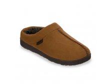 Dearfoams Men's Microsuede Clog Slippers   $18.99