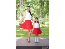 Комплект юбок Family Look для мамы и дочки Полусолнце М-229.jpg