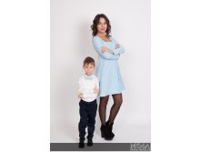 Комплект Family Look Мама+Сын Ампир М-233 ГОЛУБОЙ.jpg