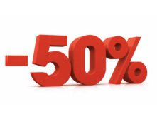  50%!!!  .