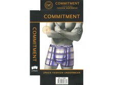 Трусы мужские Commitment CT-002 боксеры хлопок L-3XL 69 руб
