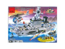 Конструктор Brick 821 Ракетный крейсер + вертолет 843 дет. - 2293,33 руб
