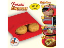 МЕШОЧЕК ДЛЯ ЗАПЕКАНИЯ КАРТОФЕЛЯ В МИКРОВОЛНОВОЙ ПЕЧИ POTATO EXPRESS 90руб