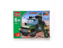 (7018) ГМ Конструктор Пикап с пулеметом, с фигурками - 293 руб