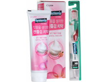 CJ Lion Зубная паста "Dental Systema" для слабых дёсен,аромат розы, 120гр + ЗУБНАЯ ЩЕТКА В ПОДАРОК - 140 руб