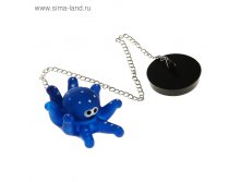 Пробка для ванны с игрушкой "Осьминог", d=4,8 см, цепочка 40 см 59,9руб от 3шт