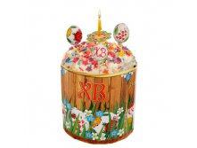 Набор для украшения кулича "Крашенки" (5 шпажек, ободок для кулича, 4 манжеты для свечи)Набор для украшения кулича "Крашенки" (5 шпажек, ободок для кулича, 4 манжеты для свечи) Пасха; Китай; 13,8 см &#215; 9,6 см &#215; 2,2 см; Бумага; В боксе 196 наборов