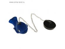 Пробка для ванны с игрушкой "Кит", d = 4,8 см (цепочка 40 см) 59,9руб от 3шт