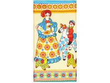Collorista Вафельное полотенце Дымковская игрушка 34х64 см.png
