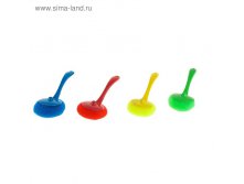 Губка "Бублик" с длинной ручкой, цвет МИКС 35руб от 5шт