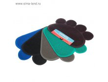 Коврик придверный "След" 46х60 см, цвет МИКС 170руб от 1шт
