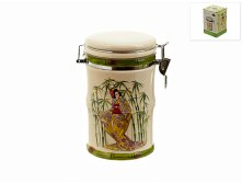 *Банка для сыпучих продуктов (клипс) "Harmony" d=10см. h=18см. v=800мл. (подарочная упаковка) Polystar, Серия: Harmony, Материал: Керамика, Код: L0200063, Артикул: L0200063 130р