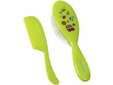 225 BabyOno Щетка с мягкой щетиной + гребешок - 158,31 руб