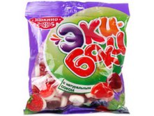 29,80 руб - Жевательный мармелад Эки-Боки со вкусом мал-черн. со сливками 170 г.jpg